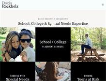 Tablet Screenshot of dariarockholz.com